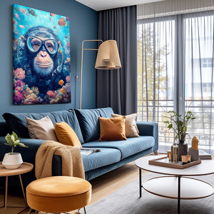 Marine Monkey Art