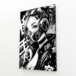 Mask Rebel Cyberpunk Art | MusaArtGallery™