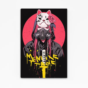 Masked Ronin Cyberpunk Art | MusaArtGallery™