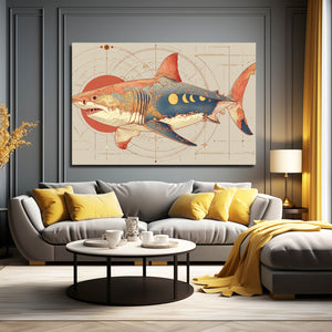 Math Shark Art