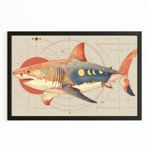 Math Shark Art
