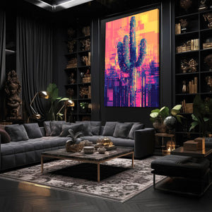 Matrix Cactus Art