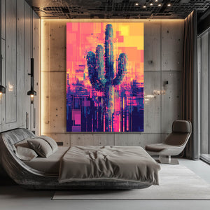 Matrix Cactus Art
