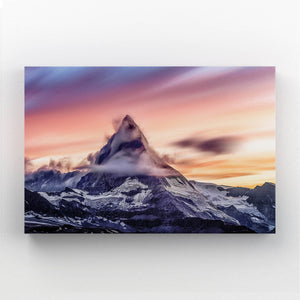 Matterhorn Sunset Canvas Art  | MusaArtGallery™