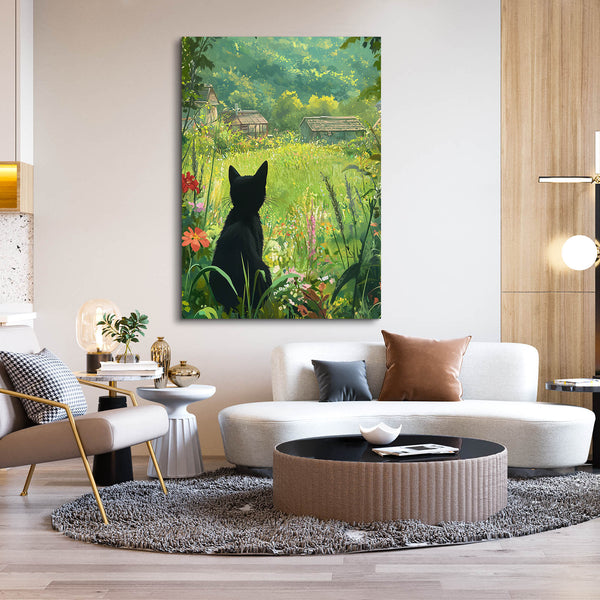 Meadow Cat Art | MusaArtGallery™