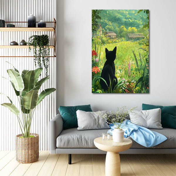 Meadow Cat Art | MusaArtGallery™