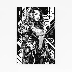 Mech Femme Cyberpunk Art | MusaArtGallery™