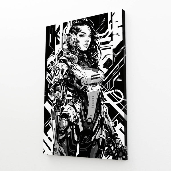 Mech Femme Cyberpunk Art | MusaArtGallery™