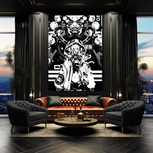 Mecha Phantom Cyberpunk Art | MusaArtGallery™