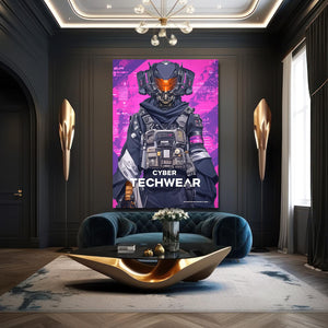 Mecha Soldier Cyberpunk Art | MusaArtGallery™