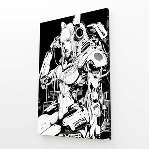 Mecha Warrior Cyberpunk Art | MusaArtGallery™