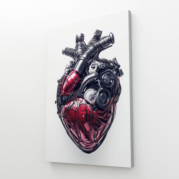 Mechanical Heart Cyberpunk Art | MusaArtGallery™