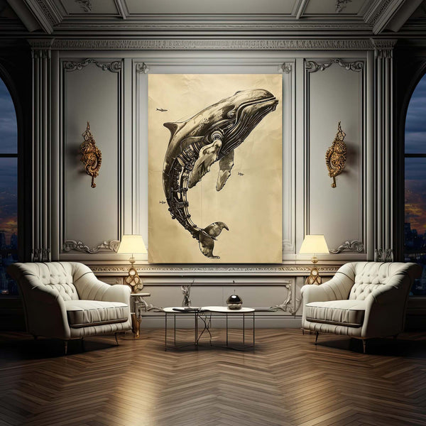 Mechanical Whale Art | MusaArtGallery™