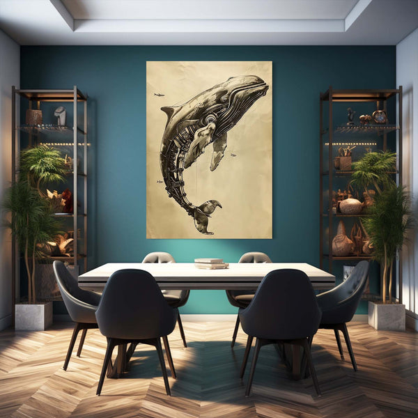 Mechanical Whale Art | MusaArtGallery™