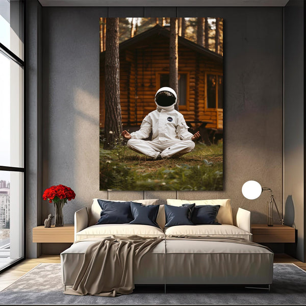 Meditation Astronaut Art  | MusaArtGallery™