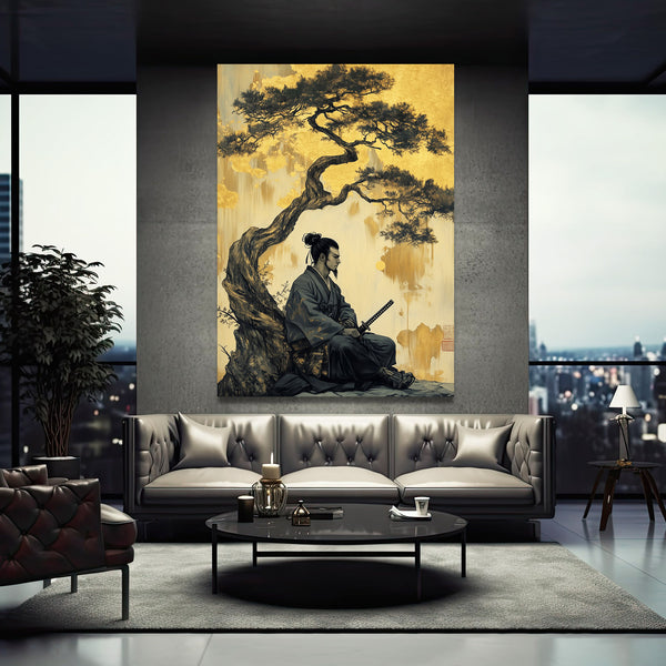 Meditation Samurai Art