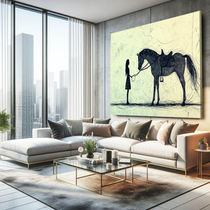 Meeting Horse Art
