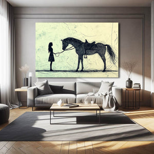Meeting Horse Art
