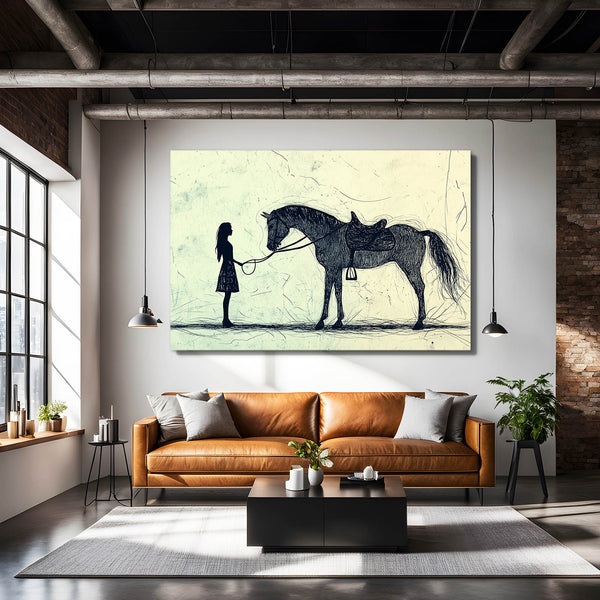 Meeting Horse Art