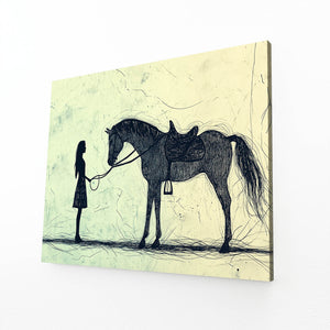Meeting Horse Art