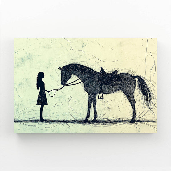 Meeting Horse Art