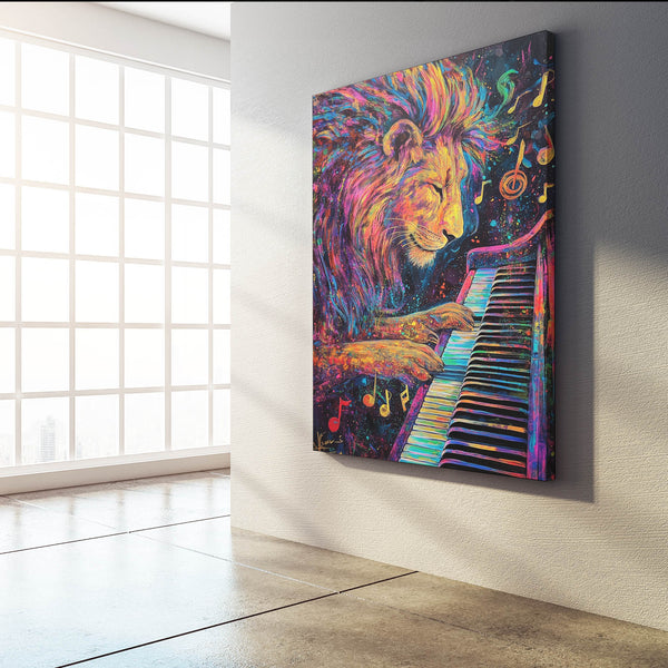 Melodic Lion Wall Art | MusaArtGallery™