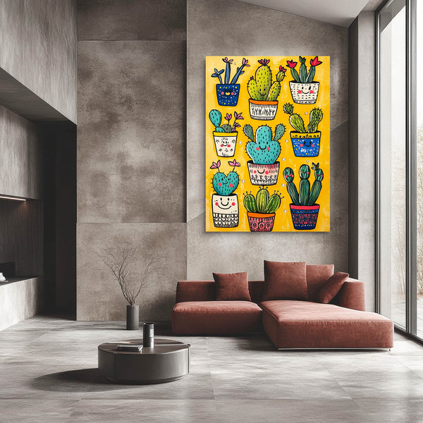 Mexican Cactus Art Print