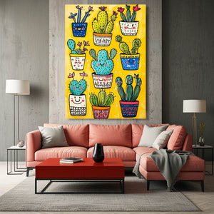 Mexican Cactus Art Print