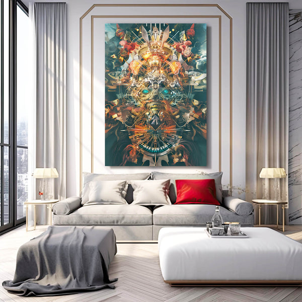 Mexican Wall Art Aztec Vision | MusaArtGallery™