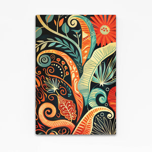 Mexican Wall Art Botanical Swirls | MusaArtGallery™