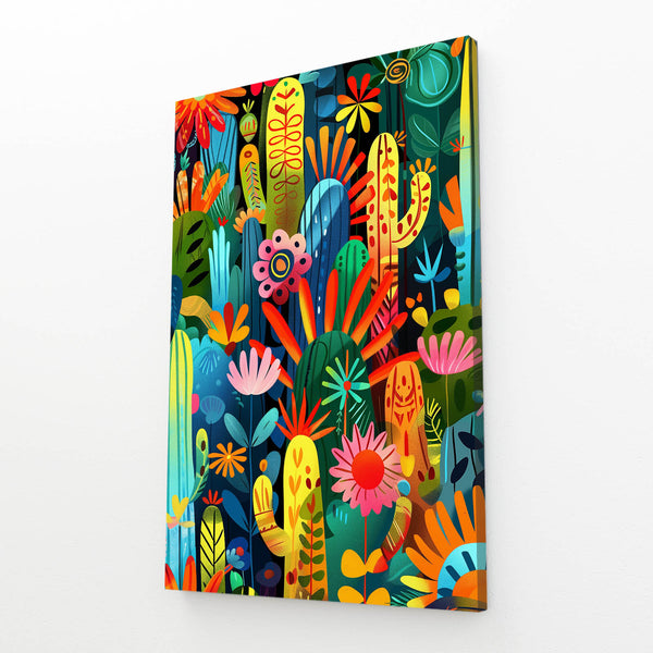 Mexican Wall Art Cactus Garden | MusaArtGallery™