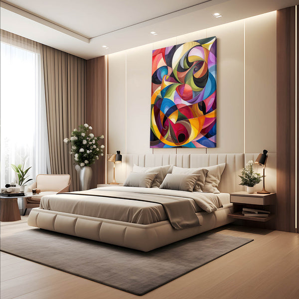 Mexican Wall Art Colorful Swirl | MusaArtGallery™