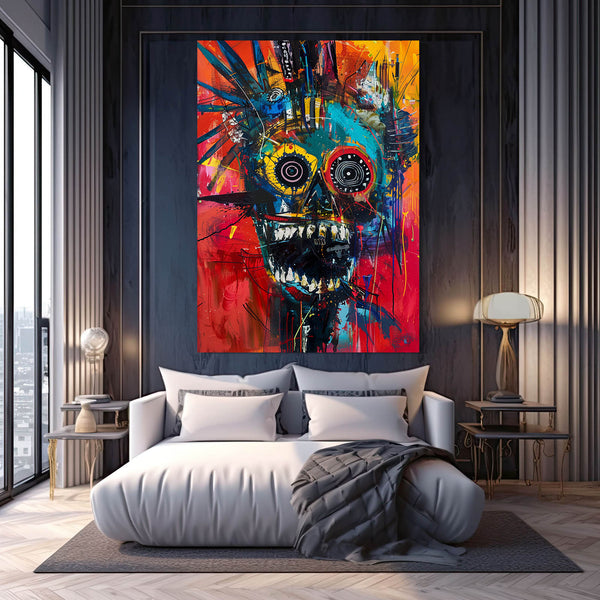 Mexican Wall Art Energetic Skull | MusaArtGallery™