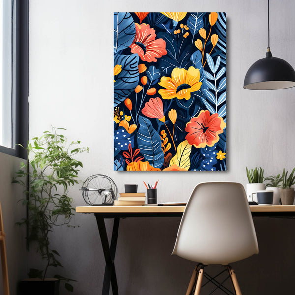 Mexican Wall Art Floral Harmony | MusaArtGallery™