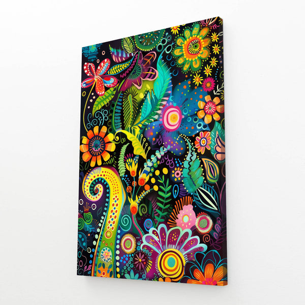 Mexican Wall Art Floral Vibrance | MusaArtGallery™