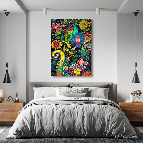 Mexican Wall Art Floral Vibrance | MusaArtGallery™