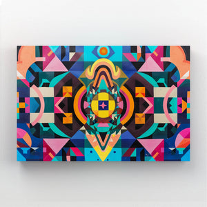 Mexican Wall Art Geometric Burst | MusaArtGallery™