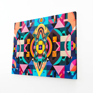 Mexican Wall Art Geometric Burst | MusaArtGallery™