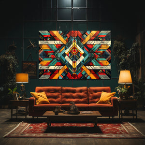 Mexican Wall Art Geometry | MusaArtGallery™