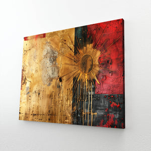 Mexican Wall Art Golden Sun | MusaArtGallery™