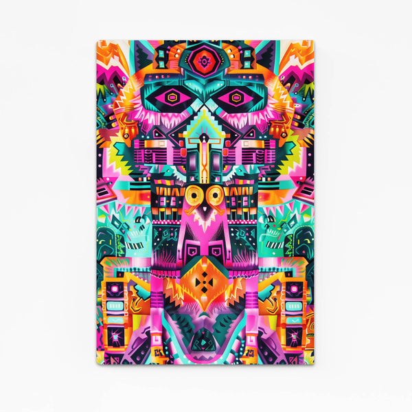 Mexican Wall Art Neon Totem | MusaArtGallery™