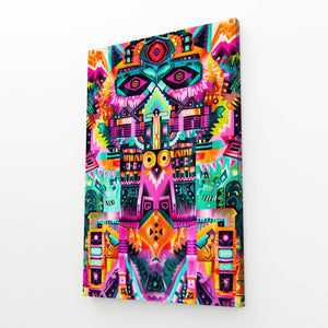 Mexican Wall Art Neon Totem | MusaArtGallery™