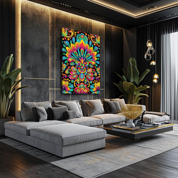 Mexican Wall Art Psychedelic Bloom | MusaArtGallery™