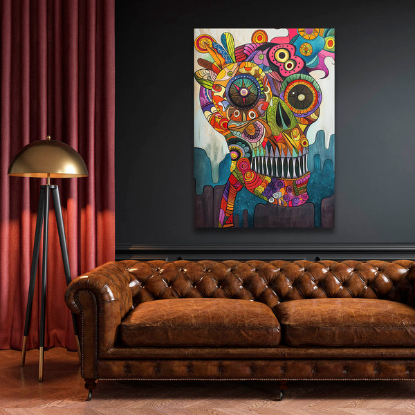 Mexican Wall Art Skull Spirit | MusaArtGallery™