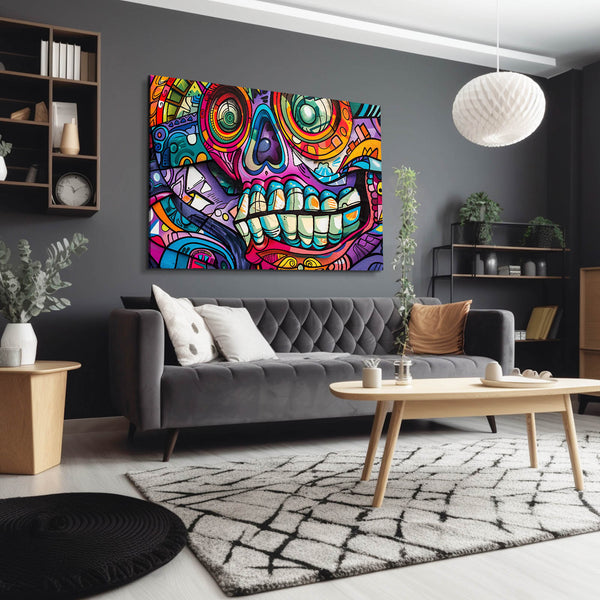 Mexican Wall Art Skull Vibe | MusaArtGallery™