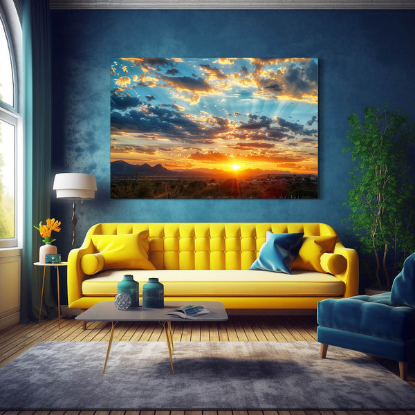  Mexican Wall Art Sunset Glow | MusaArtGallery™