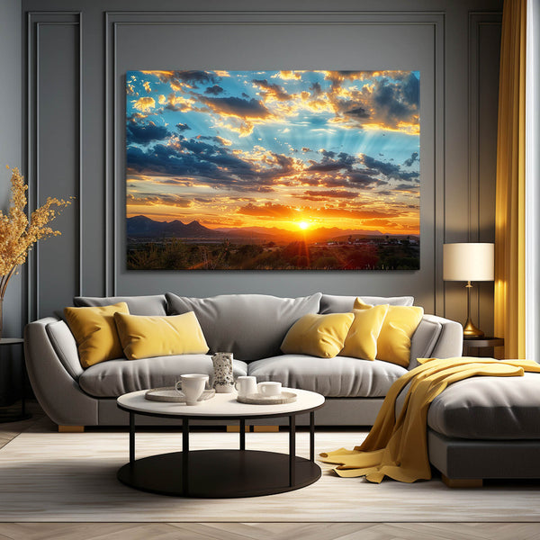  Mexican Wall Art Sunset Glow | MusaArtGallery™