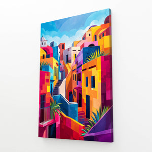 Mexican Wall Art Sunset Streets | MusaArtGallery™