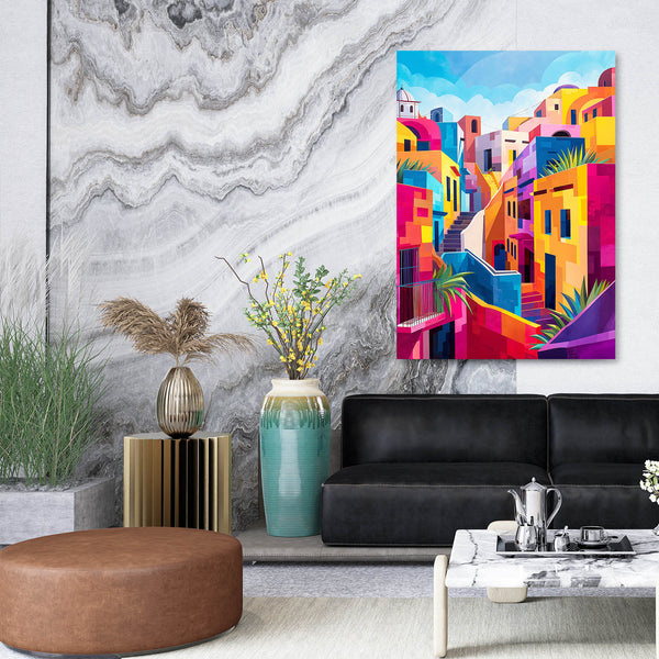 Mexican Wall Art Sunset Streets | MusaArtGallery™