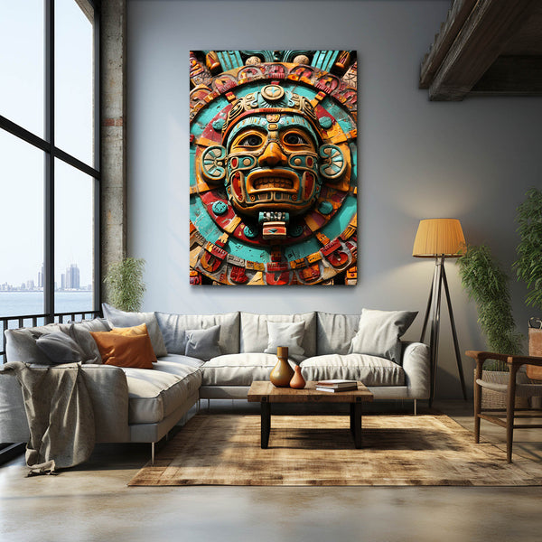 Mexican Wall Art Tribal Mask | MusaArtGallery™